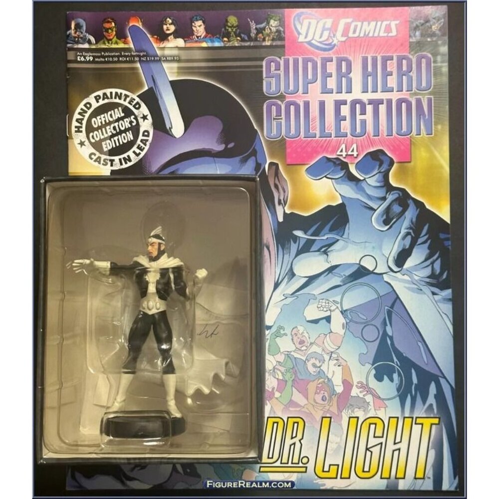 Eaglemoss 1:16 DC Comics Super Hero Fig w/Book:‎ Dr. Light (Arthur Light) #44